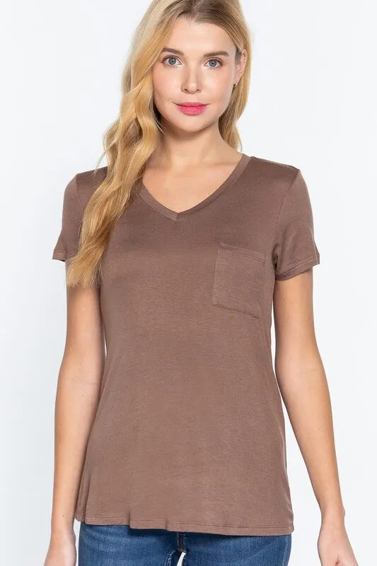 Women's V-Neck T-Shirts - Bella Chic